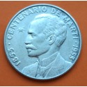 @VER FOTOS@ CUBA 50 CENTAVOS 1953 JOSE MARTI PATRIA y LIBERTAD KM.28 MONEDA DE PLATA MBC @LIMPIADA y RAYITAS@ R/4