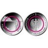 .@ENVIO INMEDIATO@ ALEMANIA 5 EUROS 2021 Letra al azar ZONA POLAR MORSA @COLOR ROSA@ 6ª moneda de PLASTICO + NICKEL Germany BRD