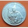 @ESCASA@ GAMBIA 10 DALASIS 1992 VISITA DEL PAPA JUAN PABLO II KM.30 MONEDA DE NICKEL SC Africa coin