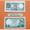 ESPAÑA 5 PESETAS 1954 REY ALFONSO X EL SABIO Serie F Pick 146 BILLETE PLANCHA SIN CIRCULAR SC Spain