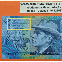 AUSTRALIA 10 DOLARES 2002 JINETE A CABALLO y CARRO DE BUEYES Pick 58.A BILLETE DE PLASTICO SC Polymer UNC BANKNOTE