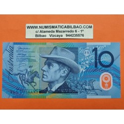 AUSTRALIA 10 DOLARES 2002 JINETE A CABALLO y CARRO DE BUEYES Pick 58.A BILLETE DE PLASTICO SC Polymer UNC BANKNOTE