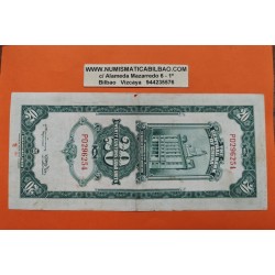 CHINA 20 CUSTOMS GOLD 1930 YAT SEN Pick 328 BILLETE MBC- @AGUJERITO@ Bank Central of China 20 YUAN SHANGAI