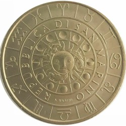 . @ENVIO INMEDIATO@ SAN MARINO 5 EUROS 2021 SIGNOS DEL ZODIACO ACUARIO SC MONEDA DE COBRE/LATON Horóscopo