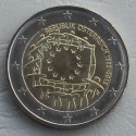 . .2 EUROS 2015 BANDERA EUROPEA AUSTRIA SC Moneda Coin
