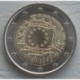 . .2 EUROS 2015 BANDERA EUROPEA FRANCIA SC Moneda Coin
