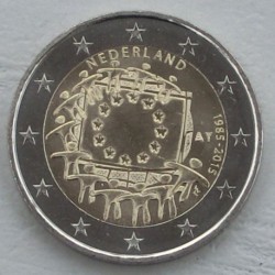 HOLANDA 2 EUROS 2015 BANDERA EUROPEA SC MONEDA CONMEMORATIVA