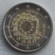 . .2 EUROS 2015 BANDERA EUROPEA LETONIA SC Moneda Coin