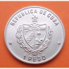 CUBA 1 PESO 1981 MASCOTA COCODRILO XIV JUEGOS CENTROAMERICANOS KM.60 MONEDA DE NICKEL SC- Caribe coin