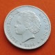 @PRECIOSA@ ESPAÑA Rey ALFONSO XIII 50 CENTIMOS 1894 * 9 4 MSM REY y ESCUDO KM.703 MONEDA DE PLATA R/3