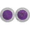 1 moneda x AUSTRIA 25 EUROS 2012 BIONICA BIONIK @NO ESTUCHE NO CERTIFICADO@ PLATA y NIOBIO Österreich NIOB SILVER COIN