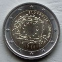 . .2 EUROS 2015 BANDERA EUROPEA ESLOVENIA SC Moneda Coin Sloveni