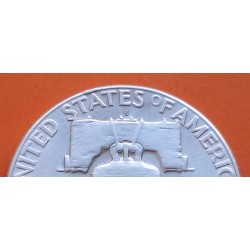ESTADOS UNIDOS 1/2 DOLAR 1954 S BENJAMIN FRANKLIN KM.163 MONEDA DE PLATA MBC++ Half Dollar silver
