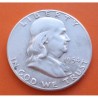 ESTADOS UNIDOS 1/2 DOLAR 1954 S BENJAMIN FRANKLIN KM.163 MONEDA DE PLATA MBC++ Half Dollar silver