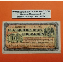 . @PVP NUEVO 500€@ ESTADO de COLIMA - MEXICO 20 CENTAVOS 1915 LA TESORERIA GENERAL Pick S677A BILLETE RARO