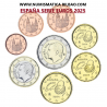 . 1 aaaaaacoin @ENVÍO HOY@ ESPAÑA MONEDAS EURO 2025 Serie 1+2+5+10+20+50 Centimos + 1 EURO + 2 EUROS REY FELIPE VI Tira