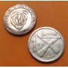 KATANGA 1 FRANCO 1961 ANTIGUA MONEDA EN FORMA DE CRUZ KM.1 BRONCE @LUJO@ PAIS INDEPENDIENTE DEL CONGO de 1960 a 1963