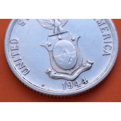FILIPINAS 50 CENTAVOS 1944 S DAMA KM.183 MONEDA DE PLATA EBC- Ocupacion de Estados Unidos 1/2 Dolar silver PHILIPPINES
