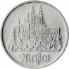 ALEMANIA DEMOCRATICA 5 MARCOS 1972 A PALACIO EN CIUDAD DE MEIBEN KM.37 MONEDA DE NICKEL SC- Germany DDR RDA 5 Marks R/2