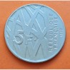 FRANCIA 5 FRANCOS 1992 PIERRE MENDES KM.1006 MONEDA DE NICKEL SC- France 5 Francs