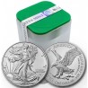. 1 acoin ESTADOS UNIDOS 1 DOLAR 2025 EAGLE Letra W LIBERTY MONEDA DE PLATA PURA cápsula OZ ONZA