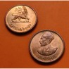 ETIOPIA 10 SANTEEM 1936 REY HAILE SELASSIE I LEON KM.34 MONEDA DE COBRE @PRECIOSA@ Ethiopia 10 Centimos R/3