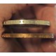 . 2 Medallas x ESPAÑA 5 PESETAS 1875 Rey CARLOS VII REAL CASA DE LA MONEDA DE OÑATE PLATA y COBRE