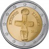 @ESCASA@ CHIPRE 2 EUROS 2010 ESTATUA ANTIGUA MONEDA BIMETALICA SC Cyprus Zypern 2€ coin