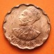 ETIOPIA 25 SANTEEM 1936 REY HAILE SELASSIE I LEON KM.36 COBRE SC + IMPERFECCIONES Ethiopia 25 Centimos R/3