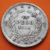 . @RARA@ ESTADOS UNIDOS DE COLOMBIA 1 PESO 1864 BOGOTÁ CONDOR y ESCUDO KM.139.1 MONEDA DE PLATA