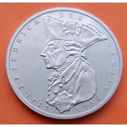 ALEMANIA 5 MARCOS 1986 F FRIEDRICH DER GROSSE KM.165 MONEDA DE NICKEL SC- Germany BRD 5 Marks