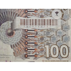 . @PVP NUEVO 190€ - RARO@ HOLANDA 100 GULDEN 1992 ENGRANAJE Pick 97 BILLETE MBC- The Netherlands Pays Bas Honderd