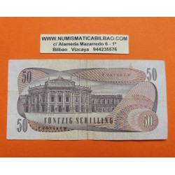 . @PVP NUEVO 55€@ AUSTRIA 50 SCHILLINGS 1970 FERDINAND RAIMUND EDIFICIO Serie P...85W Pick 143 BILLETE MBC- Österreich