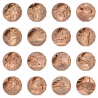 . 16 Monedas @JUEGO COMPLETO@ FRANCIA 1/4 EURO 2021 + 2022 + 2023 + 2024 OLIMPIADA DE PARÍS COBRE SC