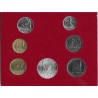 8 monedas x VATICANO CARTERA OFICIAL 1978 PAULUS VI SC 1+2+5+10+20+50+100 LIRAS + 500 LIRAS 1978 SAN PEDRO PLATA PAPA PABLO VI