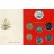 7 monedas x VATICANO CARTERA OFICIAL 1982 PAPA JUAN PABLO II SC 10+20+50+100+200 + 500 LIRAS Bimetálica + 1000 LIRAS 1982 PLATA