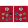 7 monedas x VATICANO CARTERA OFICIAL 1982 PAPA JUAN PABLO II SC 10+20+50+100+200 + 500 LIRAS Bimetálica + 1000 LIRAS 1982 PLATA