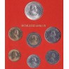 7 monedas x VATICANO CARTERA OFICIAL 1982 PAPA JUAN PABLO II SC 10+20+50+100+200 + 500 LIRAS Bimetálica + 1000 LIRAS 1982 PLATA