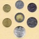 7 monedas x VATICANO CARTERA OFICIAL 1984 PAPA JUAN PABLO II SC 10+20+50+100+200 + 500 LIRAS Bimetálica + 1000 LIRAS 1984 PLATA