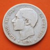 . @SUPER RARA@ ESPAÑA Rey ALFONSO XII 1 PESETA 1884 * -- / -- Tipo PATILLAS MSM KM.686 MONEDA DE PLATA Spain silver