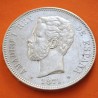 @PRECIOSA@ ESPAÑA 5 PESETAS 1871 * 18 71 SDM REY AMADEO I DE SABOYA y ESCUDO KM.666 MONEDA DE PLATA (DURO) Spain silver R/5