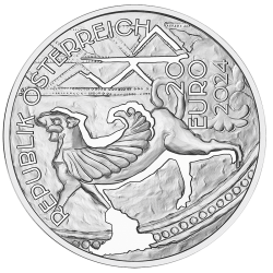 . 1 aaaaacoin AUSTRIA 20 EUROS 2024 MINAS DE SAL EL ORO BLANCO - HANDEL 2ª MONEDA DE PLATA ESTUCHE Österreich