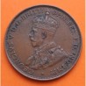 AUSTRALIA 1 PENIQUE 1935 REY JORGE V KM.23 MONEDA DE BRONCE MBC 1 Penny GEORGIUS V