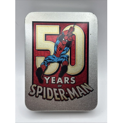 . @2 Monedas x SPIDERMAN@ NIUE 2 DOLARES 2013 1963 50 ANIVERSARIO 2COLORES@ NICKEL CON BAÑO DE ORO y PLATA