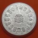 . 1 moneda + CÁPSULA + CERTIFICADO x España 10000 PESETAS 1989 V CENTENARIO Cincuentin PLATA PURA 5 Onzas NO ESTUCHE