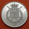 . @Tirada 250@  ESPAÑA MEDALLA DE PLATA 1975 REY JUAN CARLOS I 100 gramos Ley 878 mls. 2,82 ONZAS Oz CÁPSULA