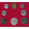 VATICANO CARTERA OFICIAL 1969 PAULUS VI SC 1+2+5+10+20+50+100 LIRAS + 500 LIRAS 1969 PLATA PAPA PABLO VI
