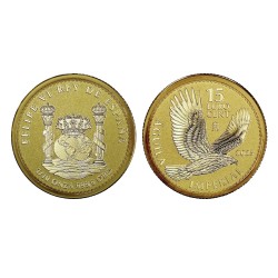 . 1 aaaaaacoin ESPAÑA 15 EURO CENT 2025 AGUILA IMPERIAL 3,11 gramos ORO PURO 999,9 MONEDA 1/10 ONZA FNMT