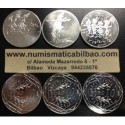 FRANCIA 10 EUROS 2014 PLATA LIBERTE IGUALITE FRATERNITE representados en BICICLETASC (3 monedas) France silver euro coins