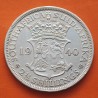 @TIPO -4- CERCANO AL -0-@ SUDAFRICA 2,50 SHILLINGS 1940 JORGE V KM.30 MONEDA DE PLATA MBC South Africa Suid-Afrika 2-1/2 WWII
